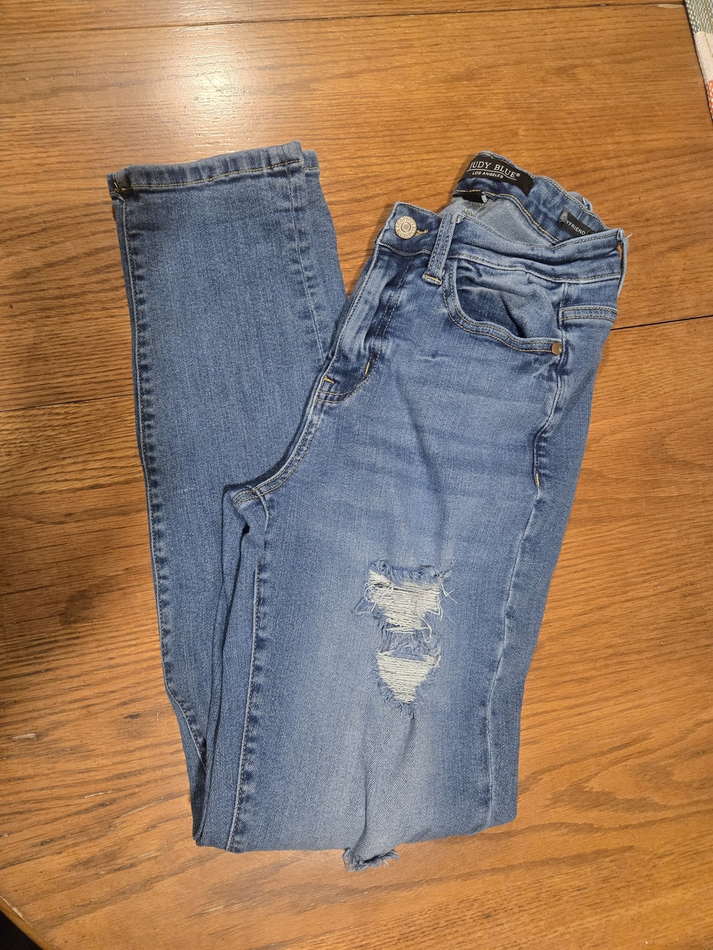 Judy Blue High Waist Destroyed Boyfriend Jeans 3/26 Distressed